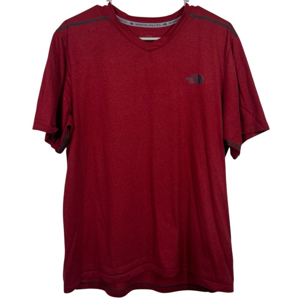The North Face Red Short Sleeve Athletic T-Shirt